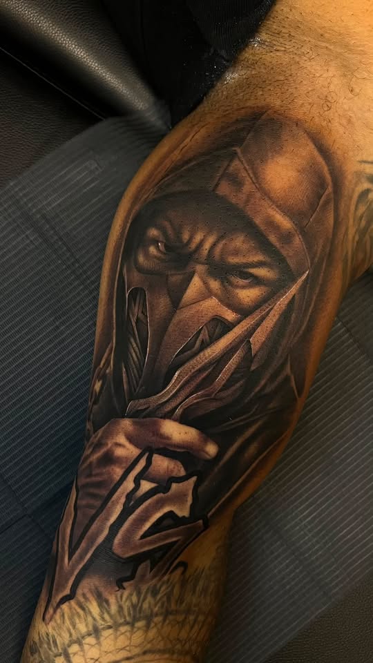 Black and grey realism tattoo by Masoo