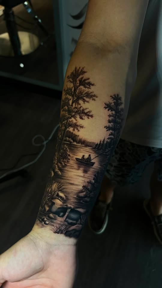 Black and grey realism tattoo by Masoo
