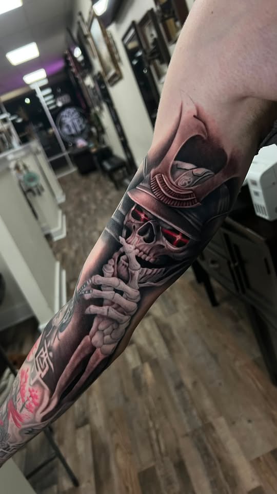 Black and grey realism tattoo by Masoo